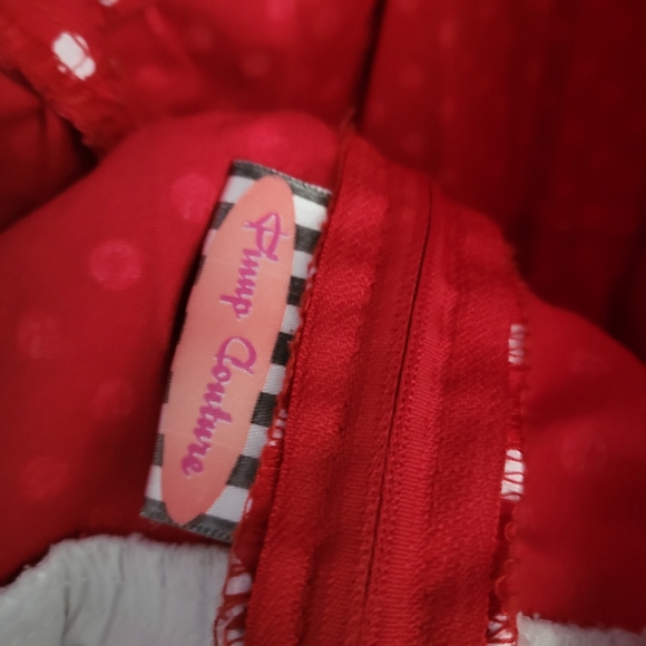 Pinup Couture 1950's Style Halter Dress - Red & White Polka Dots (M) - AF0405 - Picture 3 of 3